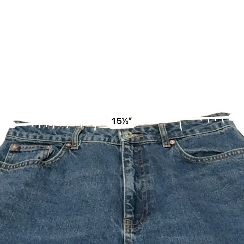 We The Free Free People Jeans Womens 31 Blue High Rise Mom Tapered Rigid Denim